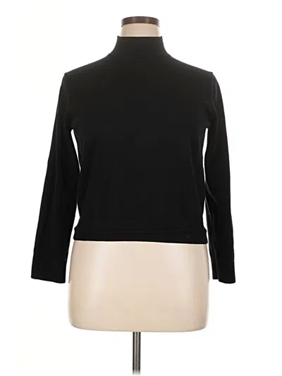 Pre-owned Mng Turtleneck Sweater In Black