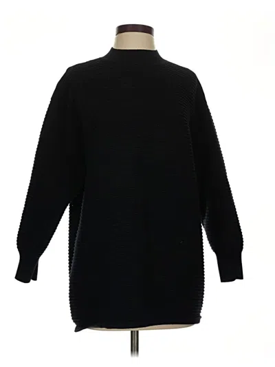 Pre-owned Mng Turtleneck Sweater In Black