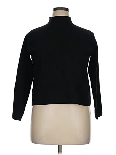 Pre-owned Mng Turtleneck Sweater In Black