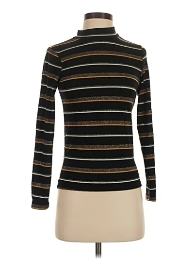 Pre-owned Mng Turtleneck Sweater In Black
