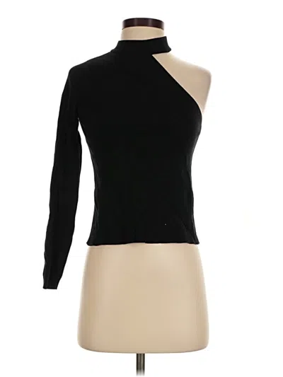 Pre-owned Mng Turtleneck Sweater In Black