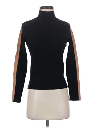 Pre-owned Mng Turtleneck Sweater In Black