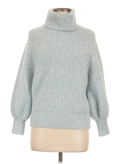 Pre-owned Mng Turtleneck Sweater In Blue