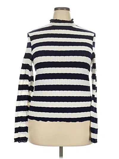 Pre-owned Mng Turtleneck Sweater In Blue