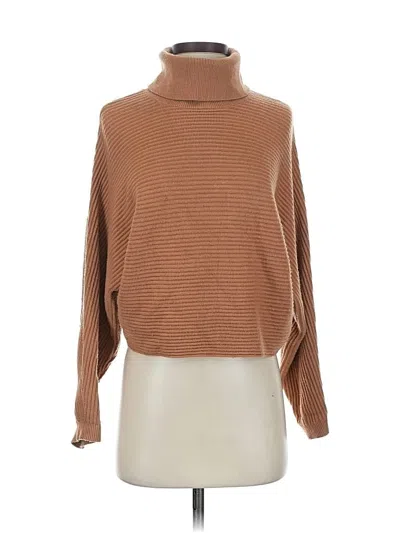 Pre-owned Mng Turtleneck Sweater In Brown