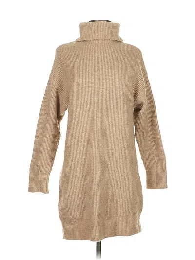 Pre-owned Mng Turtleneck Sweater In Brown