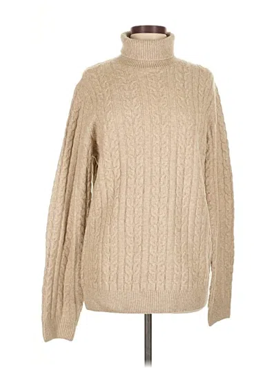 Pre-owned Mng Turtleneck Sweater In Brown