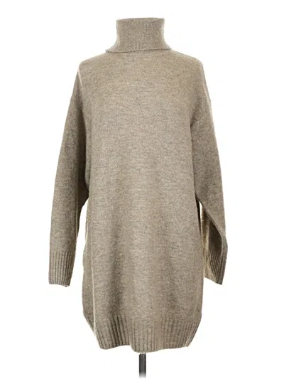 Pre-owned Mng Turtleneck Sweater In Brown