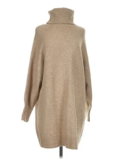 Pre-owned Mng Turtleneck Sweater In Brown