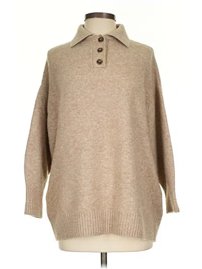 Pre-owned Mng Turtleneck Sweater In Brown
