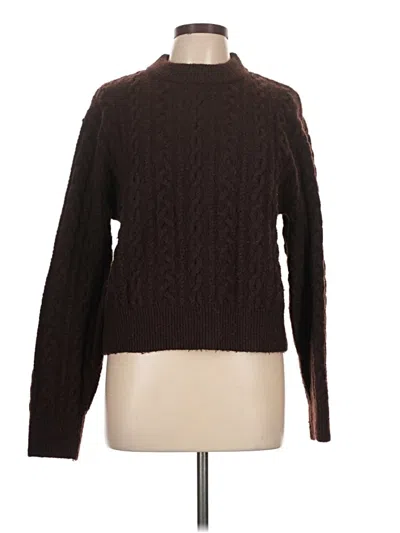 Pre-owned Mng Turtleneck Sweater In Brown