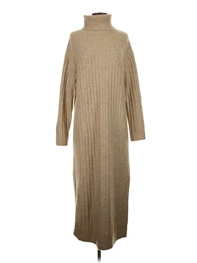 Pre-owned Mng Turtleneck Sweater In Brown