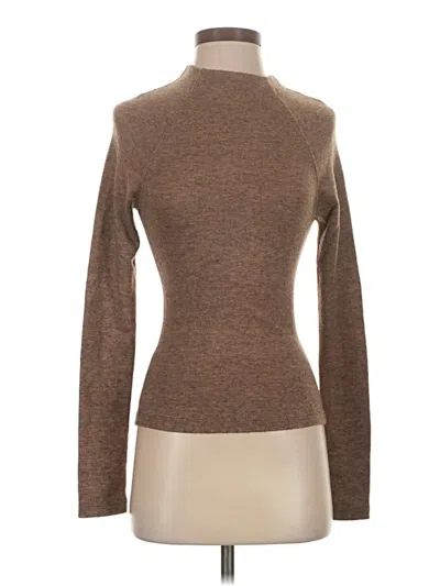 Pre-owned Mng Turtleneck Sweater In Brown