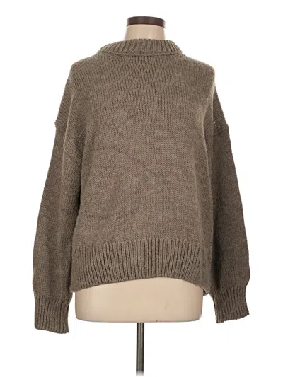 Pre-owned Mng Turtleneck Sweater In Brown