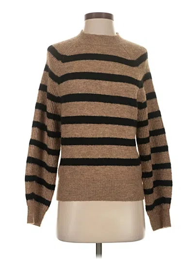 Pre-owned Mng Turtleneck Sweater In Brown