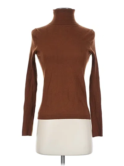 Pre-owned Mng Turtleneck Sweater In Brown