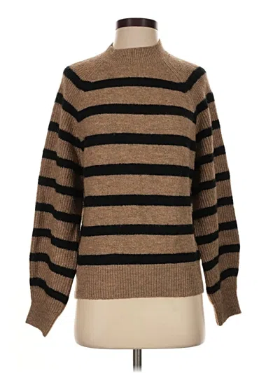 Pre-owned Mng Turtleneck Sweater In Brown