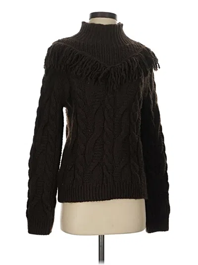 Pre-owned Mng Turtleneck Sweater In Brown