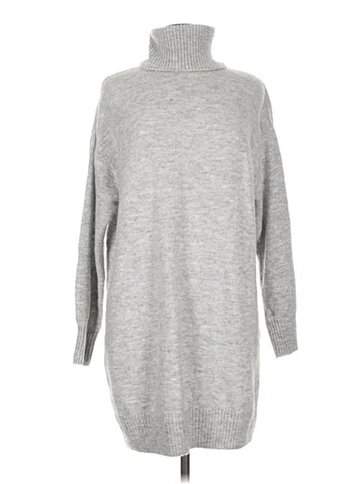 Pre-owned Mng Turtleneck Sweater In Gray