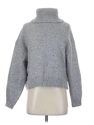 Pre-owned Mng Turtleneck Sweater In Gray