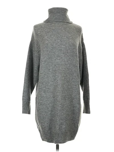 Pre-owned Mng Turtleneck Sweater In Gray