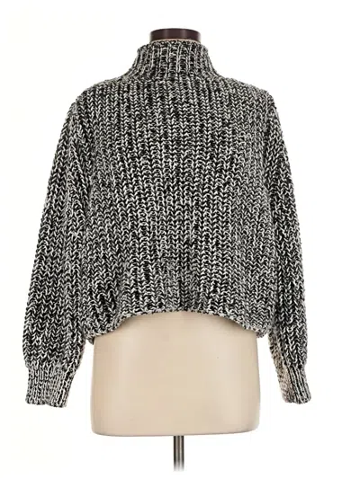 Pre-owned Mng Turtleneck Sweater In Gray