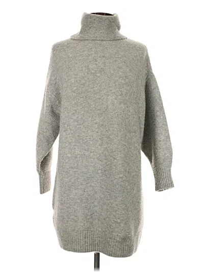 Pre-owned Mng Turtleneck Sweater In Gray