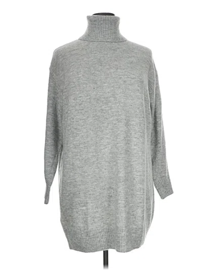 Pre-owned Mng Turtleneck Sweater In Gray