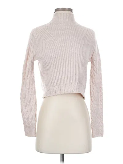 Pre-owned Mng Turtleneck Sweater In Ivory
