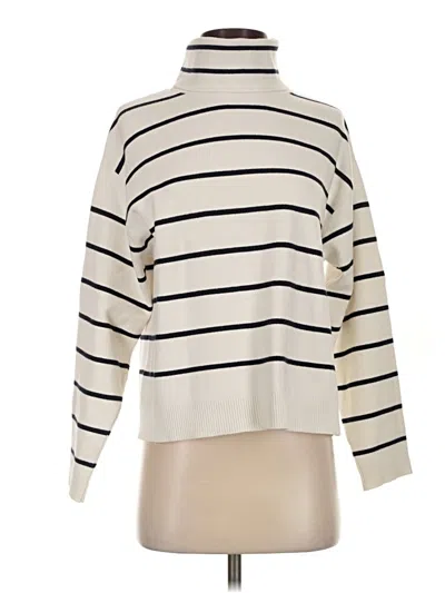 Pre-owned Mng Turtleneck Sweater In Ivory