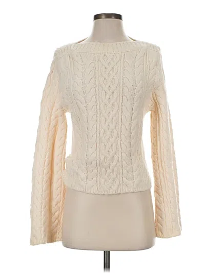 Pre-owned Mng Turtleneck Sweater In Ivory