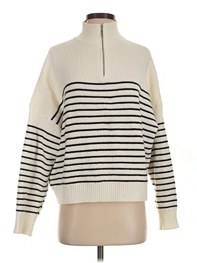 Pre-owned Mng Turtleneck Sweater In Ivory