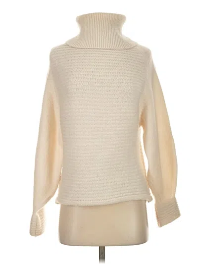 Pre-owned Mng Turtleneck Sweater In Ivory