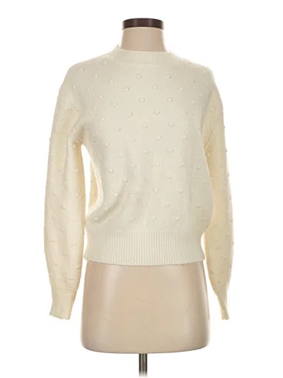 Pre-owned Mng Turtleneck Sweater In Ivory