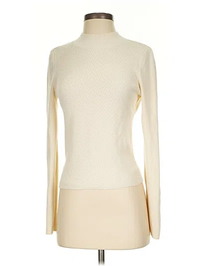 Pre-owned Mng Turtleneck Sweater In Ivory