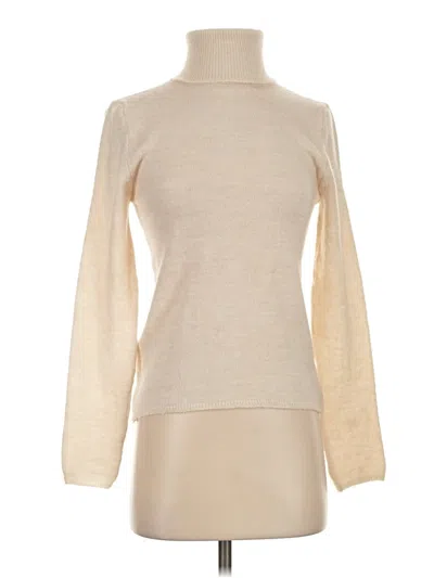 Pre-owned Mng Turtleneck Sweater In Ivory