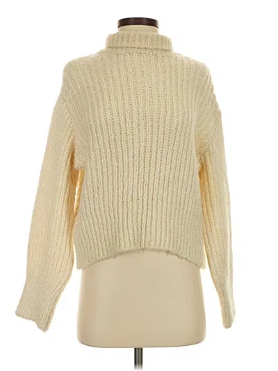 Pre-owned Mng Turtleneck Sweater In Ivory