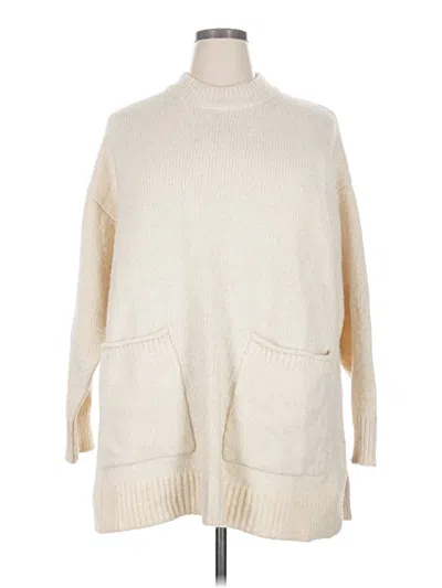 Pre-owned Mng Turtleneck Sweater In Ivory