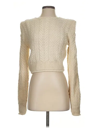 Pre-owned Mng Turtleneck Sweater In Ivory