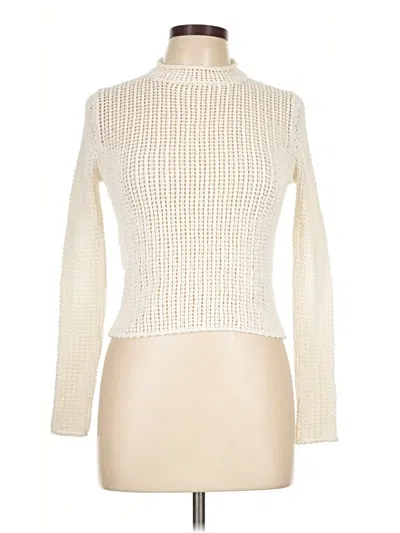 Pre-owned Mng Turtleneck Sweater In Ivory