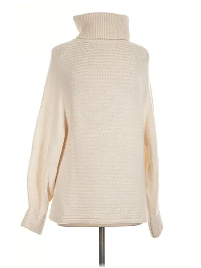 Pre-owned Mng Turtleneck Sweater In Ivory