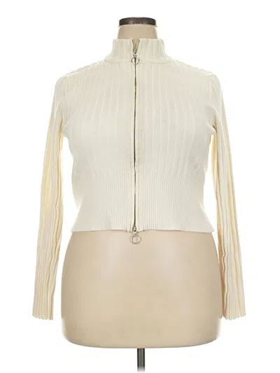 Pre-owned Mng Turtleneck Sweater In Ivory