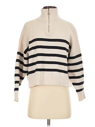 Pre-owned Mng Turtleneck Sweater In Ivory