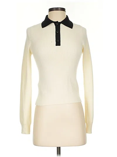 Pre-owned Mng Turtleneck Sweater In Ivory