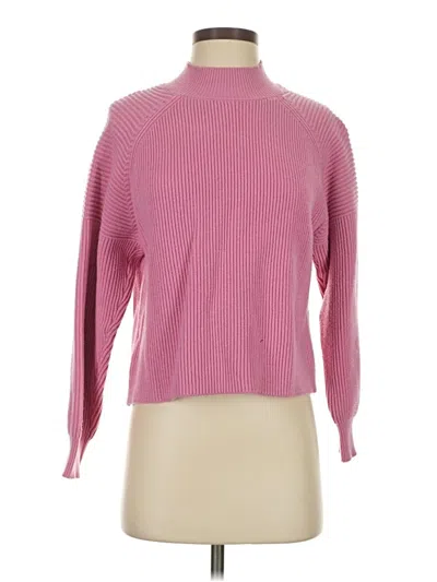Pre-owned Mng Turtleneck Sweater In Pink