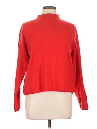 Pre-owned Mng Turtleneck Sweater In Red