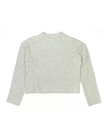 Pre-owned Mng Kids' Turtleneck Sweater In Silver