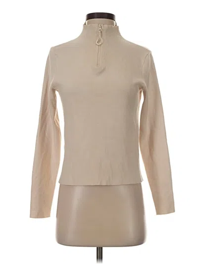 Pre-owned Mng Turtleneck Sweater In Tan
