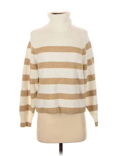 Pre-owned Mng Turtleneck Sweater In Tan