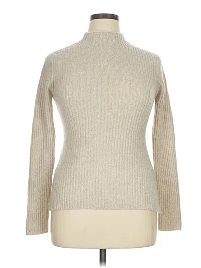 Pre-owned Mng Turtleneck Sweater In Tan